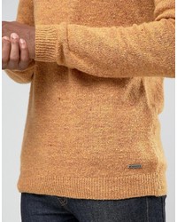 Esprit Crew Neck Knit With Fleck Wool Detail