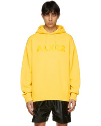 1017 Alyx 9Sm Yellow Cotton Hoodie