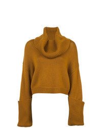 Mustard Knit Oversized Sweater