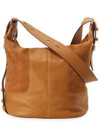 Marc Jacobs The Sling Mixed Leather Hobo Bag Mustard