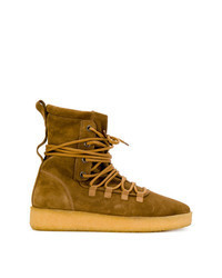 Mustard Leather Casual Boots