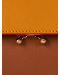 Marni Trunk Envelope Leather Clutch