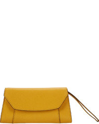 JJ Winters Leather Croco Envelope Clutch In Yellow | Where to buy & how ...