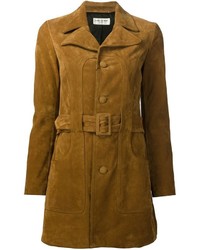 Mustard Leather Coat