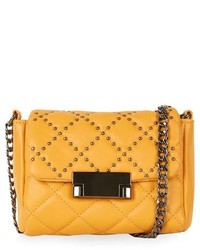 Topshop Studded Faux Leather Crossbody Bag
