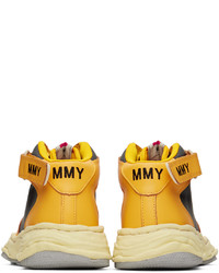 Miharayasuhiro Black Yellow Wayne Sneakers