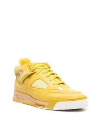 Maison Margiela Panelled High Top Sneakers