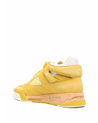 Maison Margiela Panelled High Top Sneakers