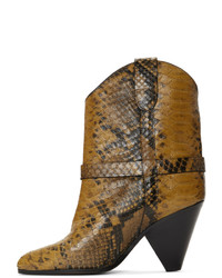 Isabel Marant Yellow Deane Boots