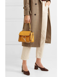 Chloé Faye Day Mini Textured Leather Shoulder Bag