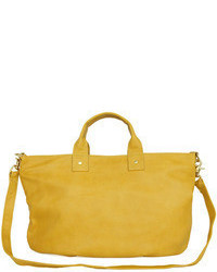 Clare Vivier Messenger Tote In Yellow