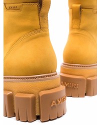 Amiri Crepe Lug Sole Combat Boots