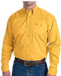 Specially Made Solid Cotton Button Down Shirt