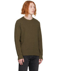 rag & bone Khaki Collin Long Sleeve T Shirt