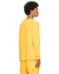 Jacquemus Yellow Le T Shirt Manches Longues Long Sleeve T Shirt