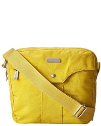 Mustard Nylon Crossbody Bag