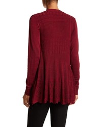 Dreamers By Debut Textured Open Front Cardigan