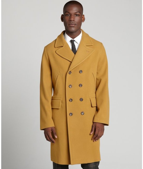 Men's Modern Double Breasted Pea Coat