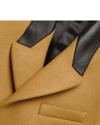Burberry Prorsum Slim Fit Bonded Cashmere Blend Overcoat