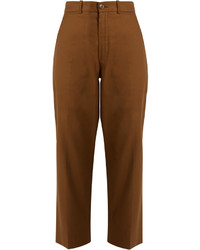 Chloé Chlo Linen And Cotton Blend Trousers
