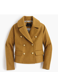 J.Crew Cropped Double Breasted Peacoat
