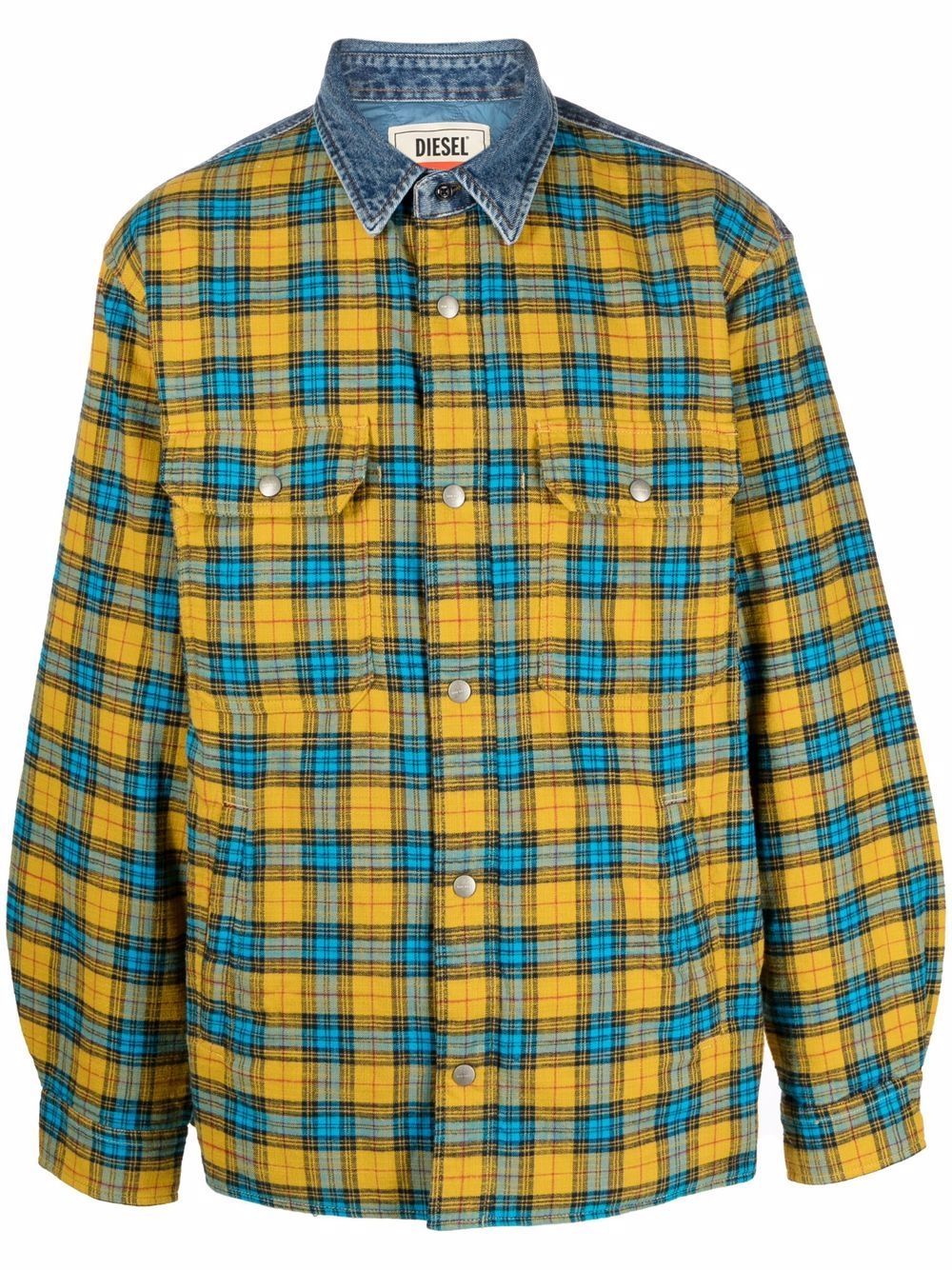 Diesel Check Print Flannel Shirt, $165 | farfetch.com | Lookastic