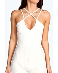 Boohoo Fiona Strappy Playsuit