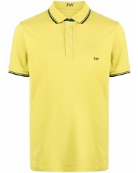 Fay Tipped Logo Embroidered Polo Shirt