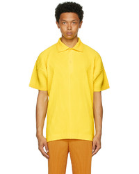 Homme Plissé Issey Miyake Yellow Monthly Color May Polo