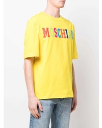 Moschino Colour Blocked Logo T Shirt