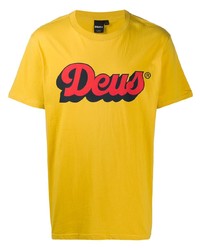 Deus Ex Machina Fuzz Logo Print T Shirt