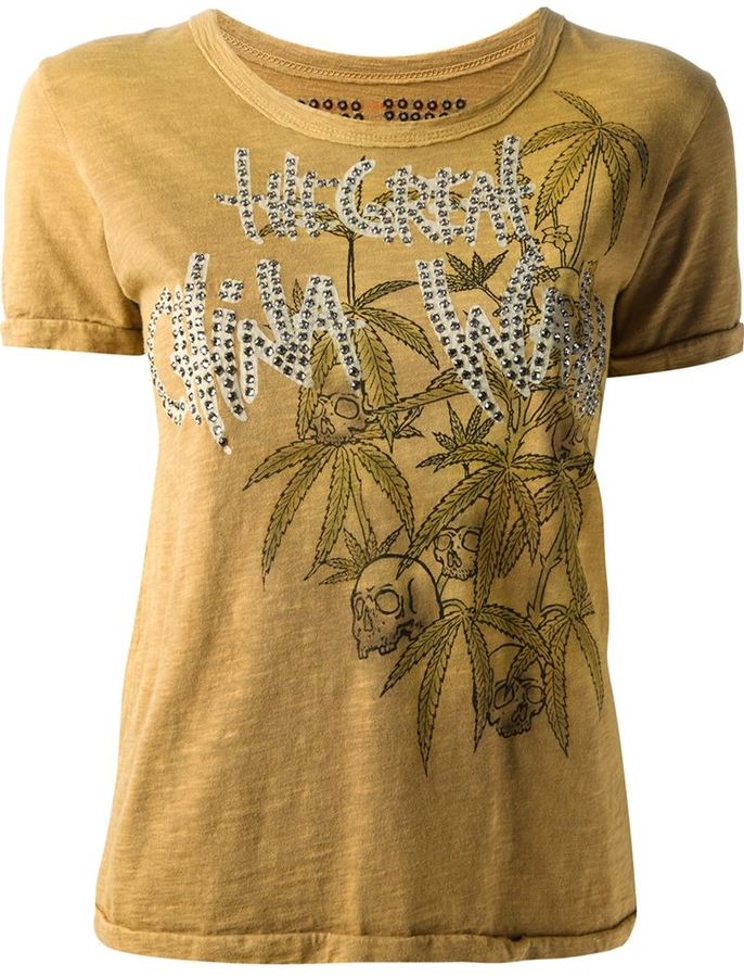 Great China Wall Embellished T Shirt, $1,024 | farfetch.com