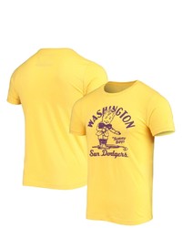 HOMEFIELD Heathered Gold Washington Huskies Vintage Sun Dodgers T Shirt In Heather Gold At Nordstrom