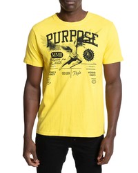 PRPS Humble Cotton Graphic Tee In Yellow At Nordstrom