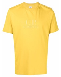 C.P. Company Logo Print Crewneck T Shirt