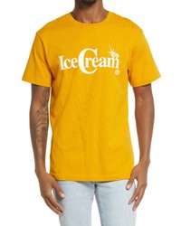 Icecream Shine Graphic Tee In Golden Yellow At Nordstrom