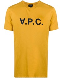A.P.C. Short Sleeved Logo T Shirt