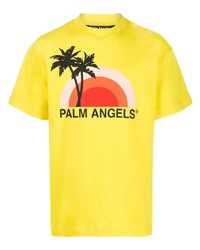 Palm Angels Sunset Print T Shirt