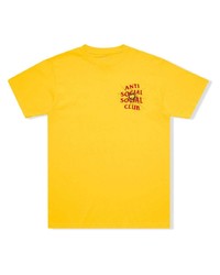 Anti Social Social Club Theories Print T Shirt