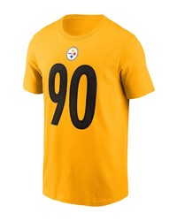 Nike Tj Watt Gold Pittsburgh Ers Name Number T Shirt At Nordstrom