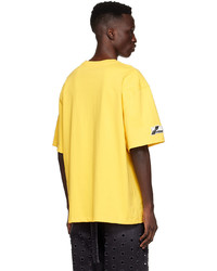 We11done Yellow Cotton T Shirt