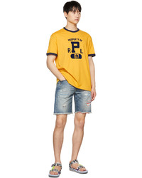 Polo Ralph Lauren Yellow Graphic T Shirt