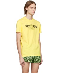 Versace Yellow Greca Medusa T Shirt