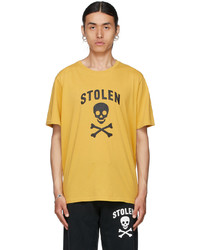 Stolen Girlfriends Club Yellow Jolly Roger T Shirt