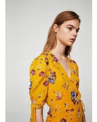 Mango Floral Print Dress
