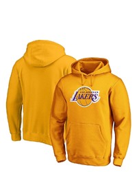 FANATICS Branded Gold Los Angeles Lakers Primary Team Logo Pullover Hoodie At Nordstrom