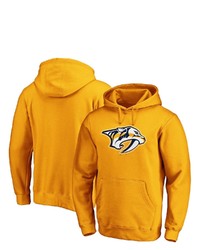 FANATICS Branded Gold Nashville Predators Primary Team Logo Fleece Pullover Hoodie At Nordstrom