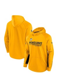 FANATICS Branded Gold Pittsburgh Penguins Authentic Pro Alternate Logo Locker Room Pullover Hoodie At Nordstrom