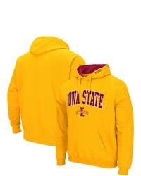 Colosseum Gold Iowa State Cyclones Arch Logo 30 Pullover Hoodie