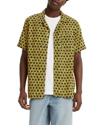 Levi's Cubano Star Fruit Short Sleeve Button Up Camp Shirt